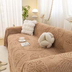Luxury 3D Butterfly Jacquard Sofa Throw Blanket, Ultra-Soft Plush Fleece Couch Cover - Ornate Home