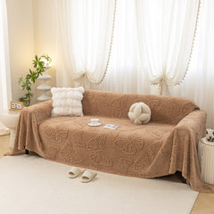 Luxury 3D Butterfly Jacquard Sofa Throw Blanket, Ultra-Soft Plush Fleece Couch Cover - Ornate Home