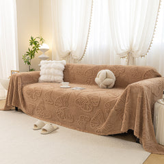 Luxury 3D Butterfly Jacquard Sofa Throw Blanket, Ultra-Soft Plush Fleece Couch Cover - Ornate Home