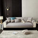 Luxury 3D Embossed Velvet Sofa Cover Anti Slip Plush Cushion Slipcover for Living Room - Ornate Home