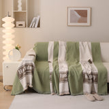 Luxury Cozy Cotton Sofa Blanket Cover Furniture Slipcovers for Most Shape Sofas - Ornate Home
