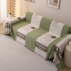 Luxury Cozy Cotton Sofa Blanket Cover Furniture Slipcovers for Most Shape Sofas - Ornate Home