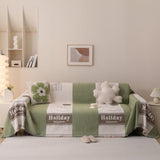 Luxury Cozy Cotton Sofa Blanket Cover Furniture Slipcovers for Most Shape Sofas - Ornate Home