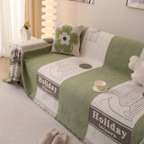 Luxury Cozy Cotton Sofa Blanket Cover Furniture Slipcovers for Most Shape Sofas - Ornate Home
