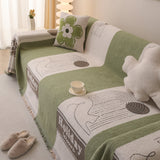 Luxury Cozy Cotton Sofa Blanket Cover Furniture Slipcovers for Most Shape Sofas - Ornate Home