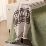 Luxury Cozy Cotton Sofa Blanket Cover Furniture Slipcovers for Most Shape Sofas - Ornate Home