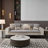 Luxury Leather Couch Protectors with Chenille Sofa Towel Covers, Non-Slip and Washable, Modular Couch Covers - Ornate Home