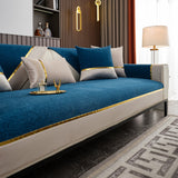 Luxury Leather Couch Protectors with Chenille Sofa Towel Covers, Non-Slip and Washable, Modular Couch Covers - Ornate Home