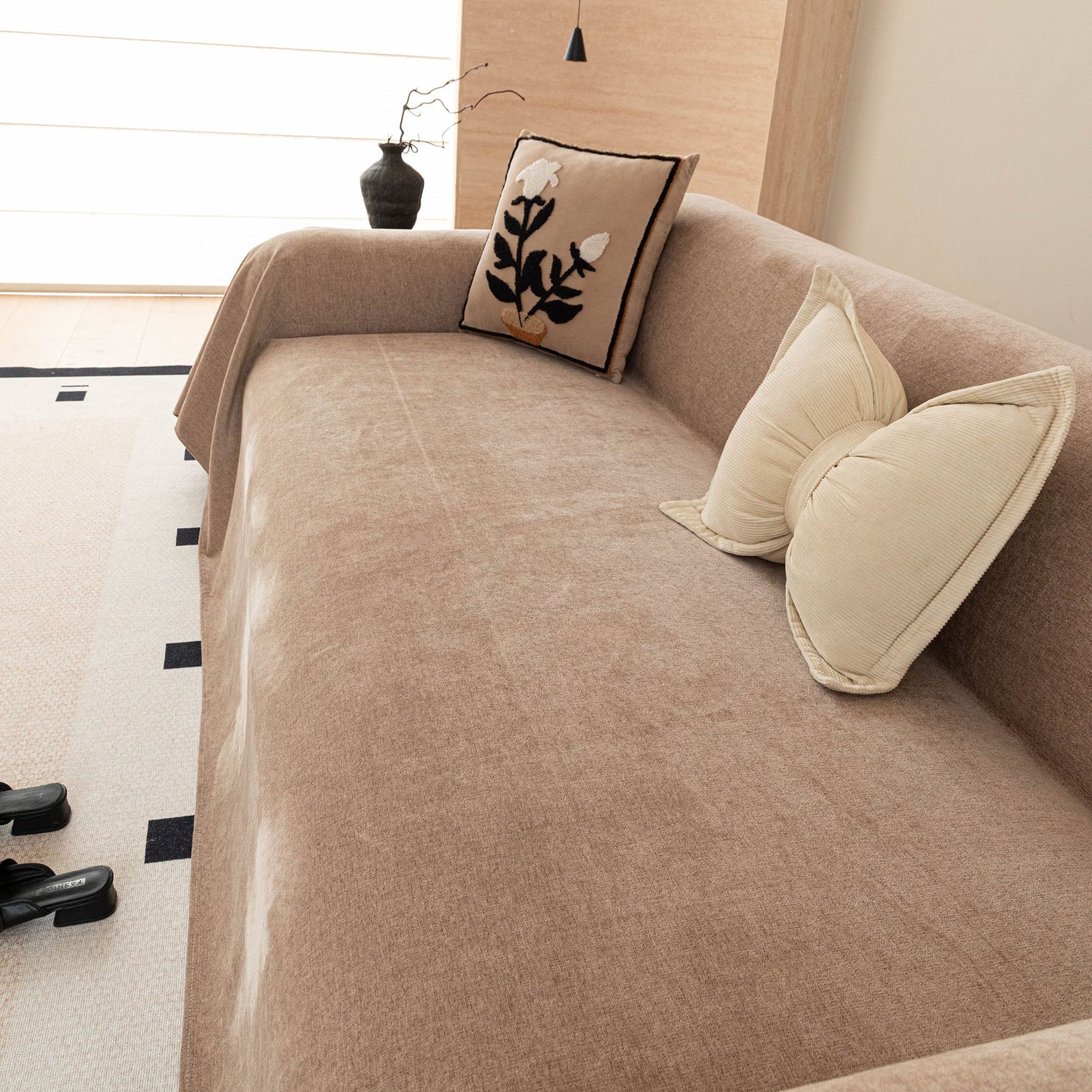Luxury Pet Friendly Couch Cover, Non-Slip Furniture Protector Blanket for Pets, Kids - Ornate Home