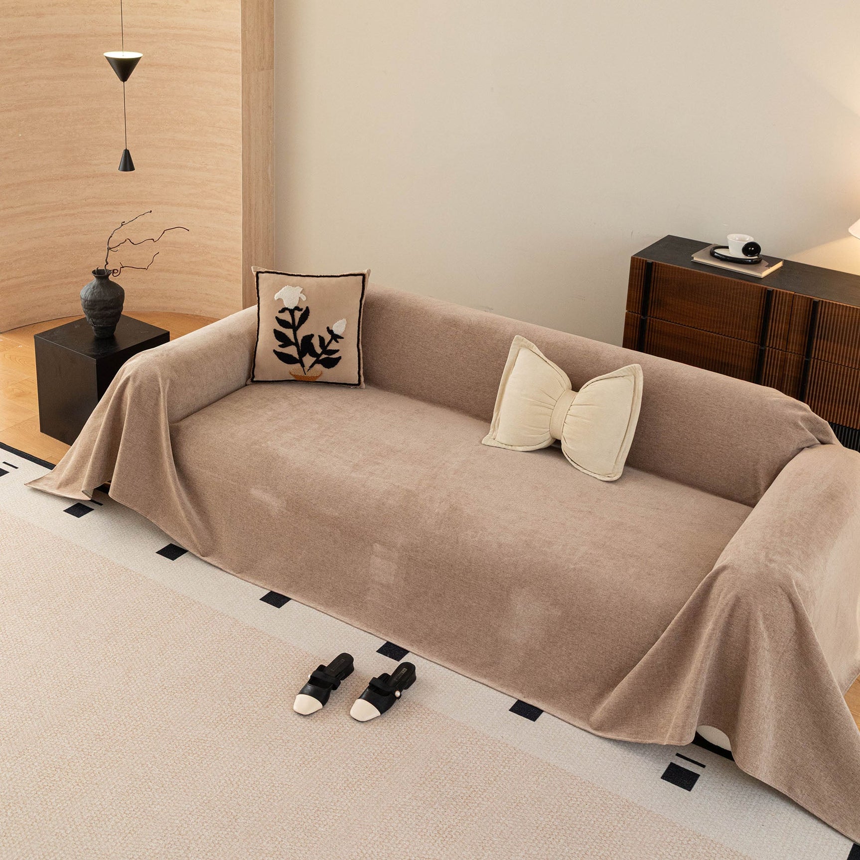 Luxury Pet Friendly Couch Cover, Non-Slip Furniture Protector Blanket for Pets, Kids - Ornate Home