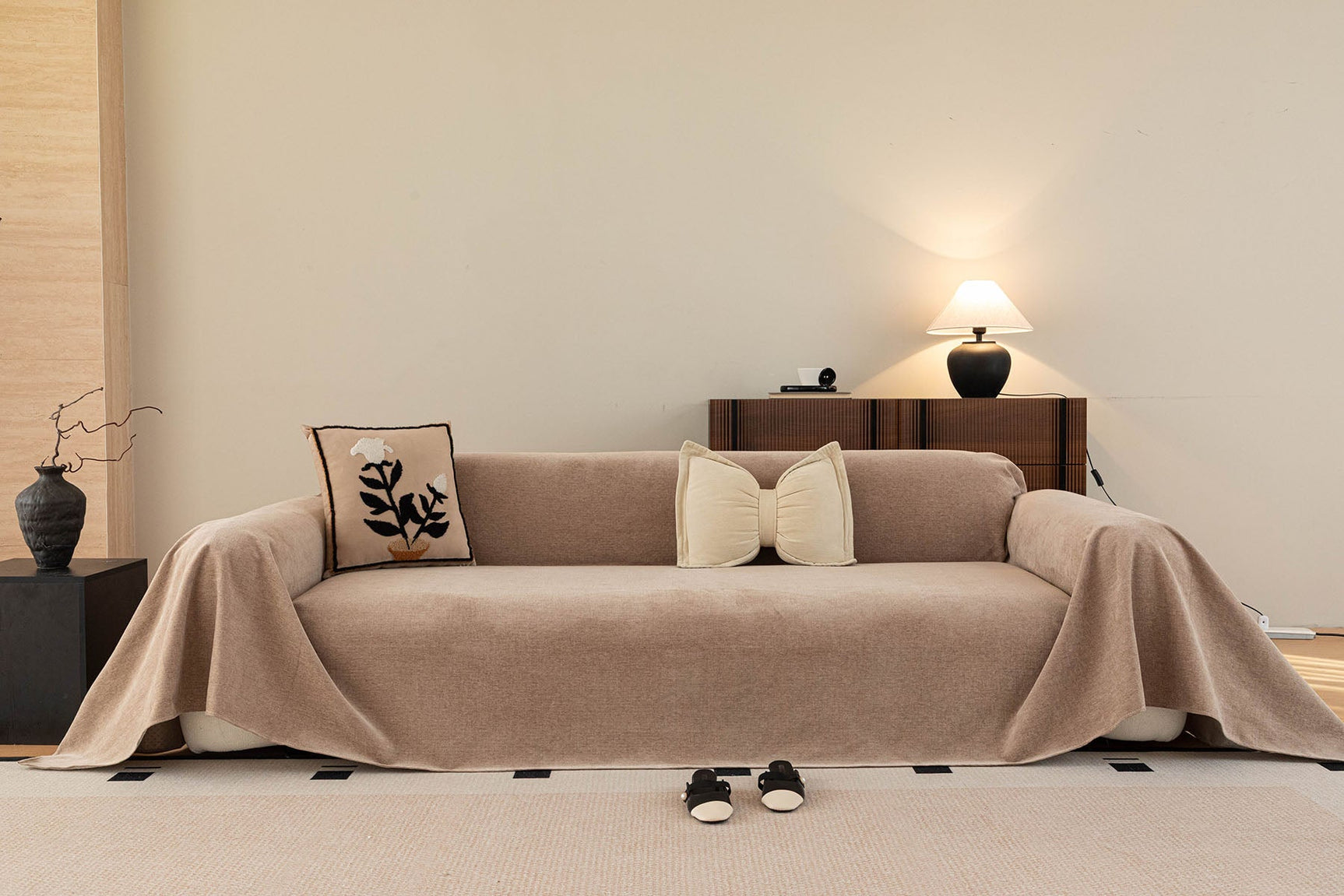 Luxury Pet Friendly Couch Cover, Non-Slip Furniture Protector Blanket for Pets, Kids - Ornate Home
