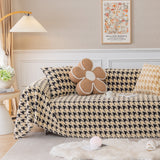 Luxury Plush Universal Couch Cover Blanket, Washable Couch Protector Houndstooth Sofa Covers - Ornate Home