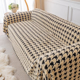 Luxury Plush Universal Couch Cover Blanket, Washable Couch Protector Houndstooth Sofa Covers - Ornate Home