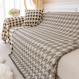 Luxury Plush Universal Couch Cover Blanket, Washable Couch Protector Houndstooth Sofa Covers - Ornate Home