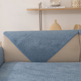 Luxury Sherpa Fleece Solid Sofa Towels Thickened Plush Non Slip Sofa Cushion Covers - Ornate Home