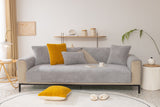 Luxury Sherpa Fleece Solid Sofa Towels Thickened Plush Non Slip Sofa Cushion Covers - Ornate Home