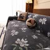 Luxury Thickened Sofa Throw Cover, Decorative Cozy Floral Jacquard Couch Cover Blanket - Ornate Home