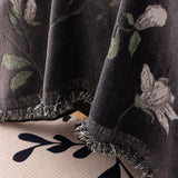 Luxury Thickened Sofa Throw Cover, Decorative Cozy Floral Jacquard Couch Cover Blanket - Ornate Home