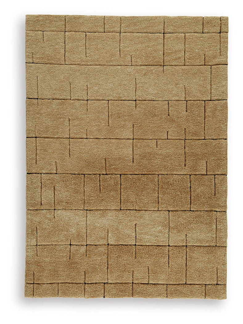 Luzmont Golden Brown Medium Rug (Online Special Price) - Ornate Home