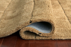 Luzmont Golden Brown Medium Rug - Ornate Home