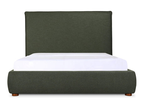 Luzon Green Tall Headboard King Bed - Ornate Home