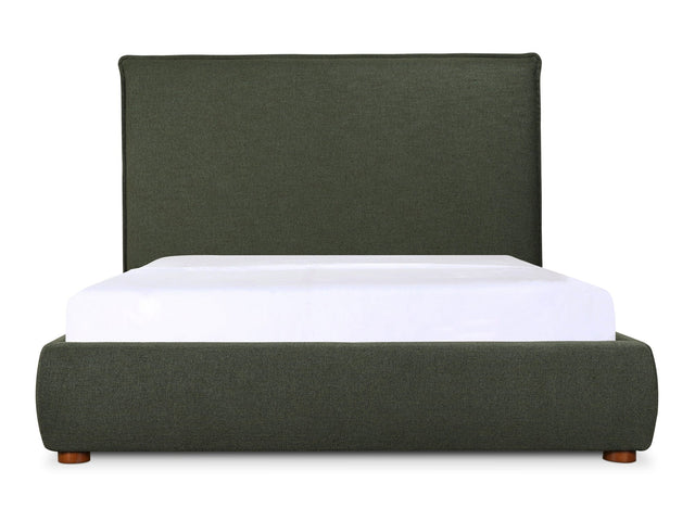 Luzon Green Tall Headboard King Bed - Ornate Home