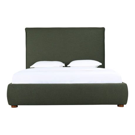 Luzon Green Tall Headboard King Bed - Ornate Home