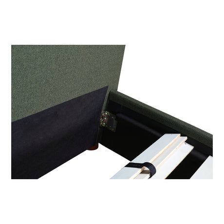 Luzon Green Tall Headboard King Bed - Ornate Home