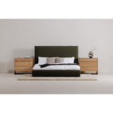 Luzon Green Tall Headboard King Bed - Ornate Home