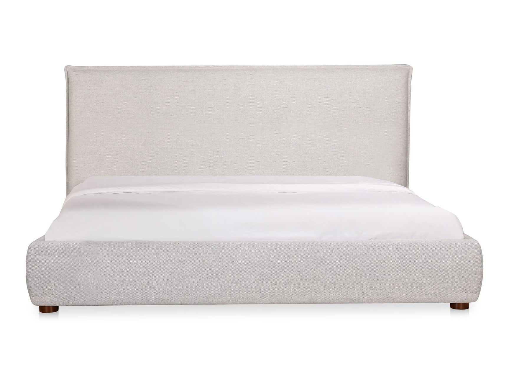 Luzon Light Grey King Bed - Ornate Home