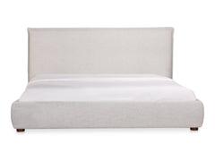 Luzon Light Grey King Bed - Ornate Home