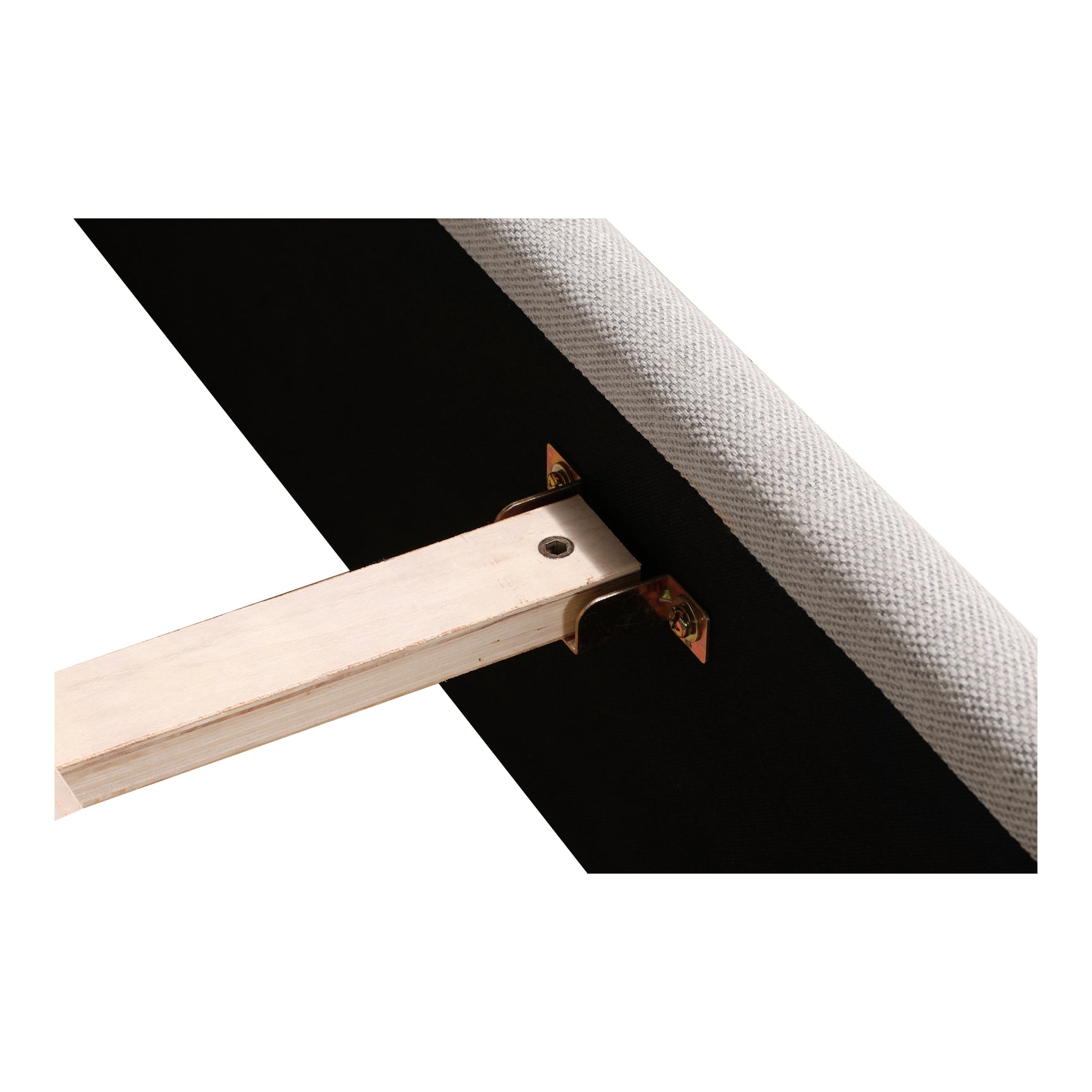 Luzon Light Grey King Bed - Ornate Home