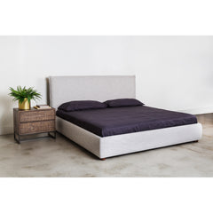 Luzon Light Grey King Bed - Ornate Home