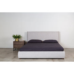 Luzon Light Grey King Bed - Ornate Home