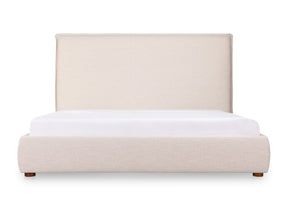 Luzon Wheat King Bed Tall Headboard - Ornate Home