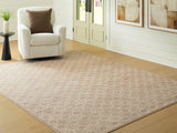 Lyamford Beige/Gray/Brown Large Rug - Ornate Home