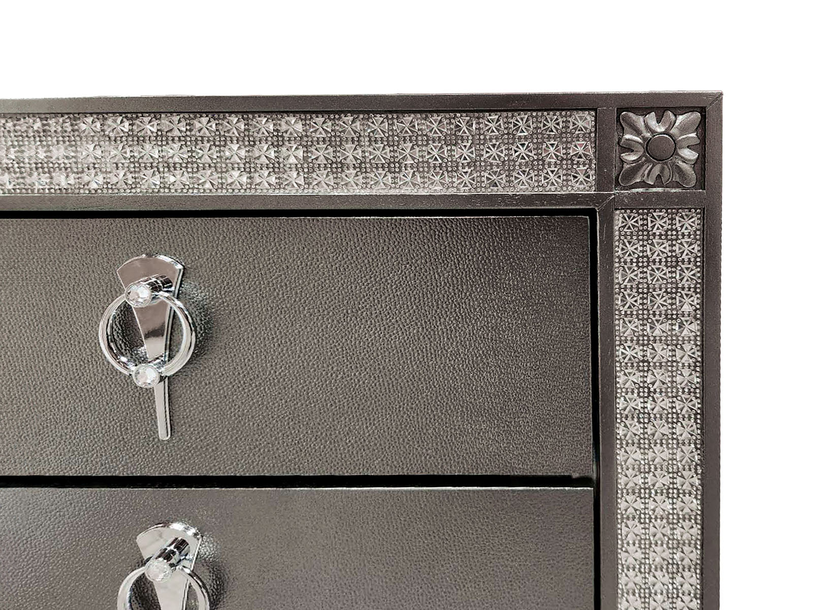 Lyanne Gray 5 Pc. Queen Bedroom Set w/ 2NS - Ornate Home