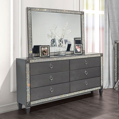 Lyanne Gray 5 Pc. Queen Bedroom Set w/ 2NS - Ornate Home