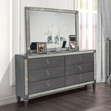 Lyanne Gray 5 Pc. Queen Bedroom Set w/ Chest - Ornate Home
