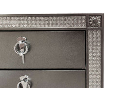 Lyanne Gray 5 Pc. Queen Bedroom Set w/ Chest - Ornate Home