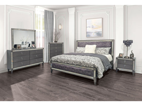 Lyanne Gray E.King Bed - Ornate Home