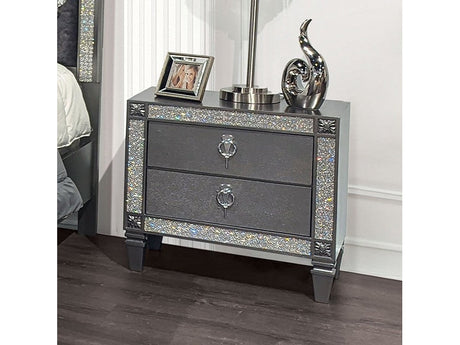 Lyanne Gray Nightstand - Ornate Home