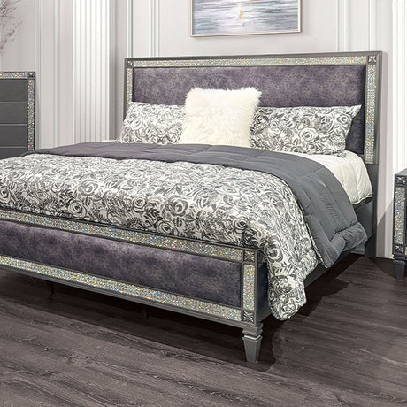 Lyanne Gray Queen 4 Piece Bedroom Set - Ornate Home