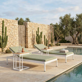 Lychee Green Chaise Lounge - Ornate Home