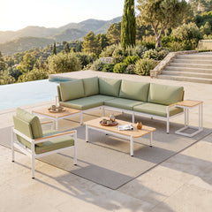Lychee Green Modular Sectional - Ornate Home