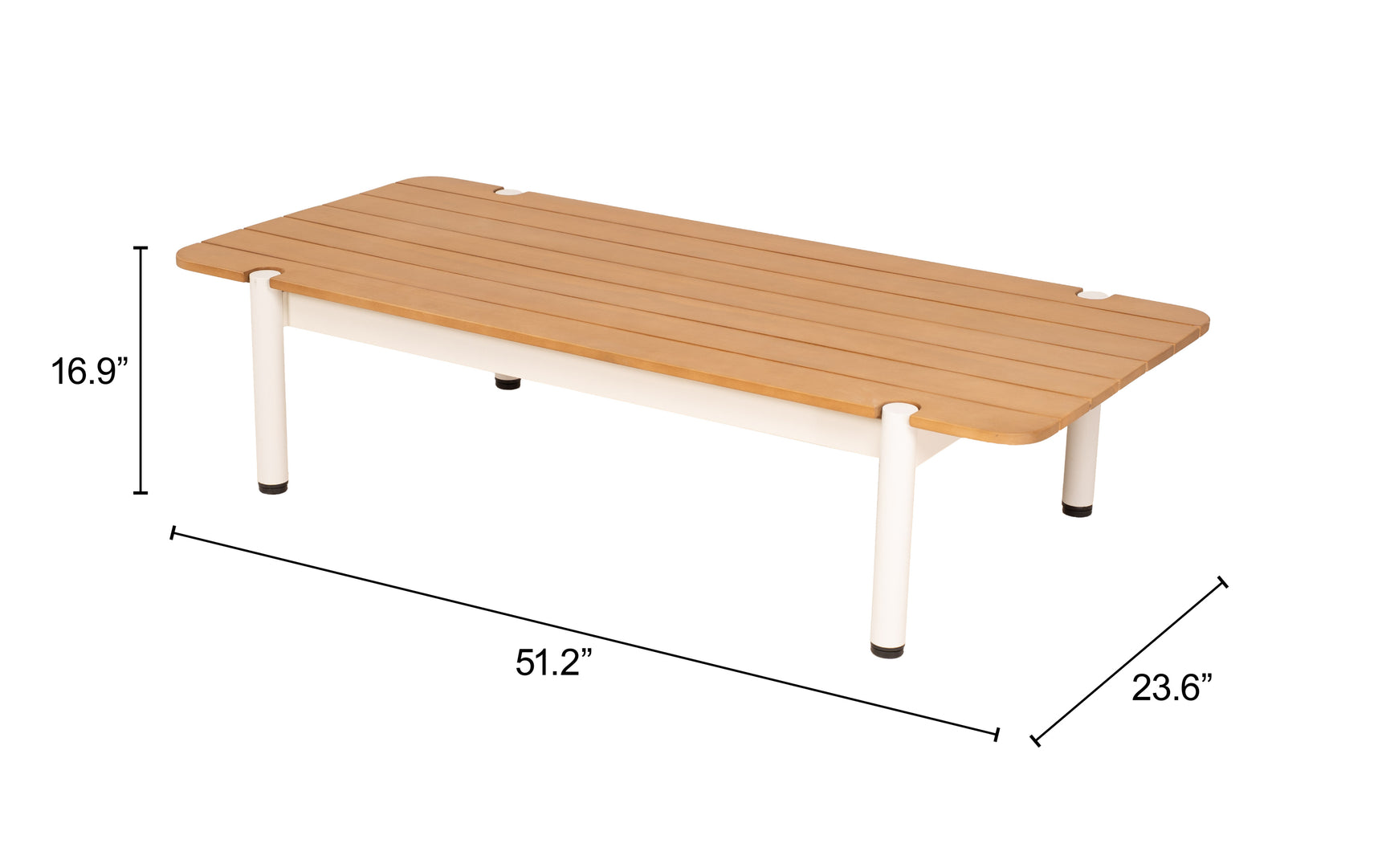 Lychee Natural Coffee Table - Ornate Home