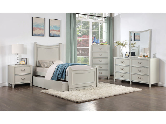Lycorida Gray 4 Pc. Full Bedroom Set - Ornate Home