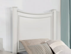Lycorida White Twin Bed - Ornate Home