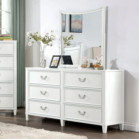 Lycoris White Full 4 Piece Bedroom Set - Ornate Home