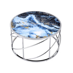 Lyda Blue Coffee Table - Ornate Home